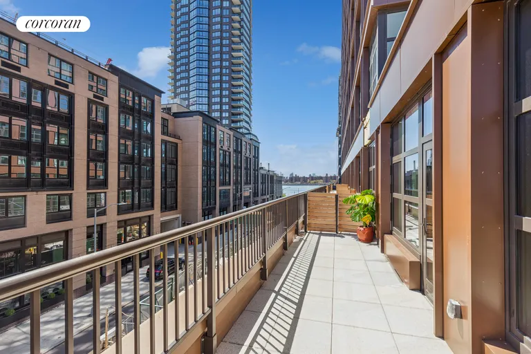 New York City Real Estate | View 29 Huron Street, 3GE | Terrace | View 6