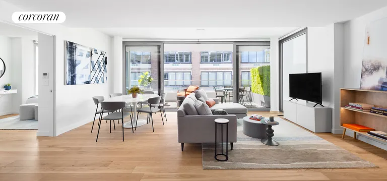 New York City Real Estate | View 547 West 47th Street, 813 | 2 Beds, 2 Baths | View 1
