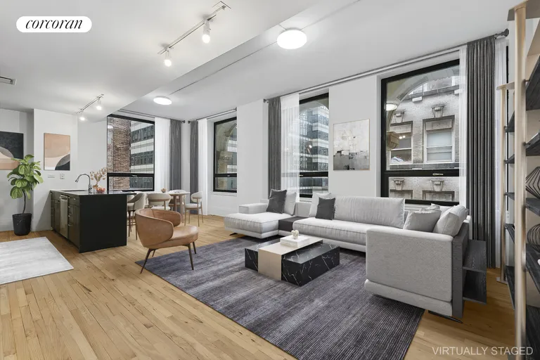 New York City Real Estate | View 50 Pine Street, 12S | Living Room | View 2