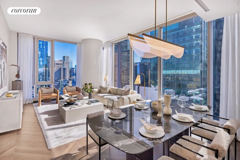 New York City Real Estate | View 217 West 57th Street, 36D | 2 Beds, 2 Baths | View 1