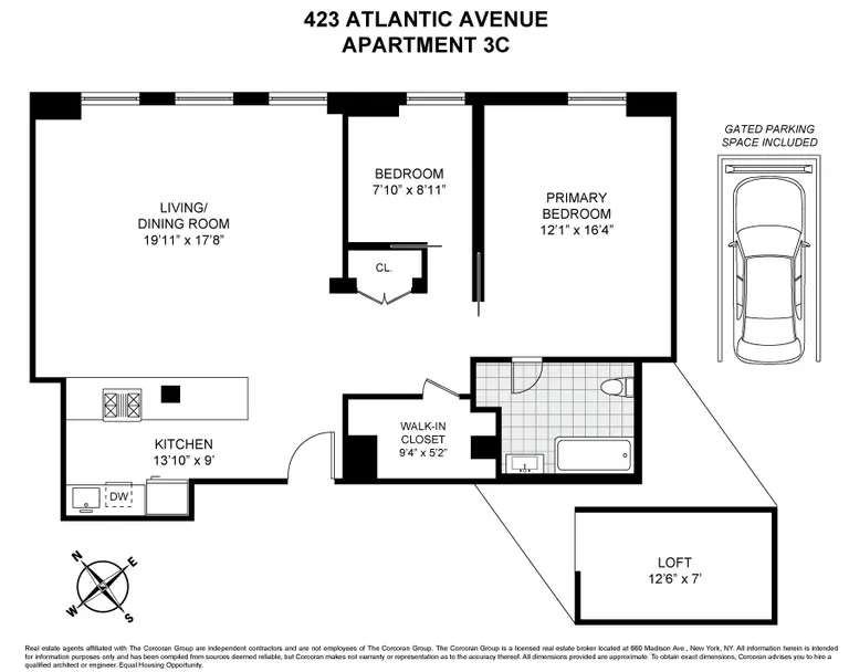 423 Atlantic Avenue, 3C | floorplan | View 11