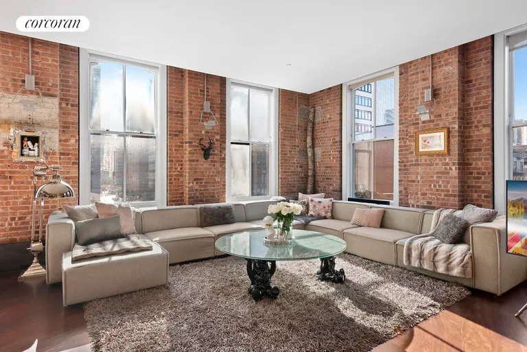 New York City Real Estate | View 60 Warren Street, 4 | Living Room | View 3