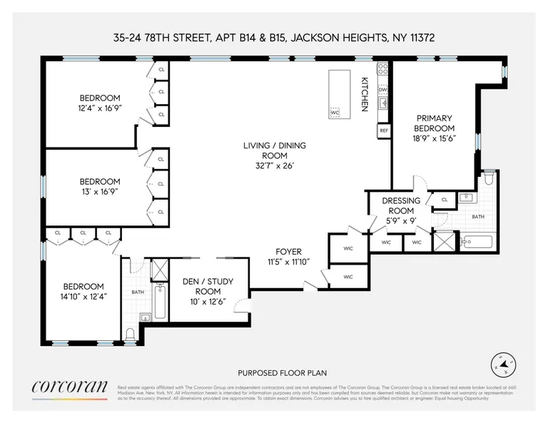 35-24 78th Street, B14/B15 | floorplan | View 5