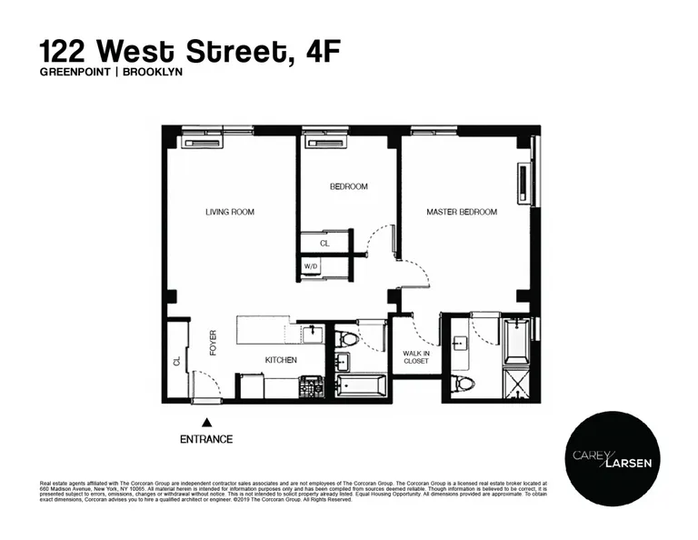 122 West Street, 4F | floorplan | View 8