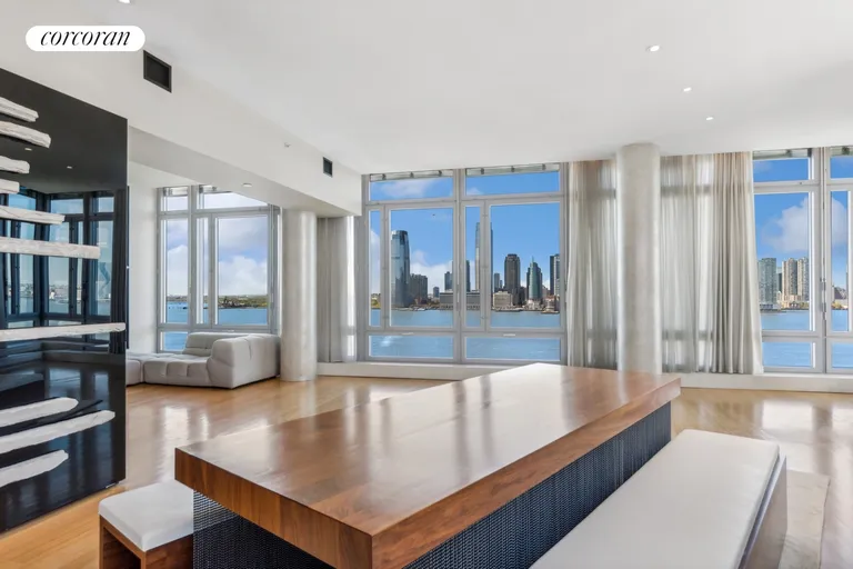 New York City Real Estate | View 2 River Terrace, 15R | Living Room | View 4