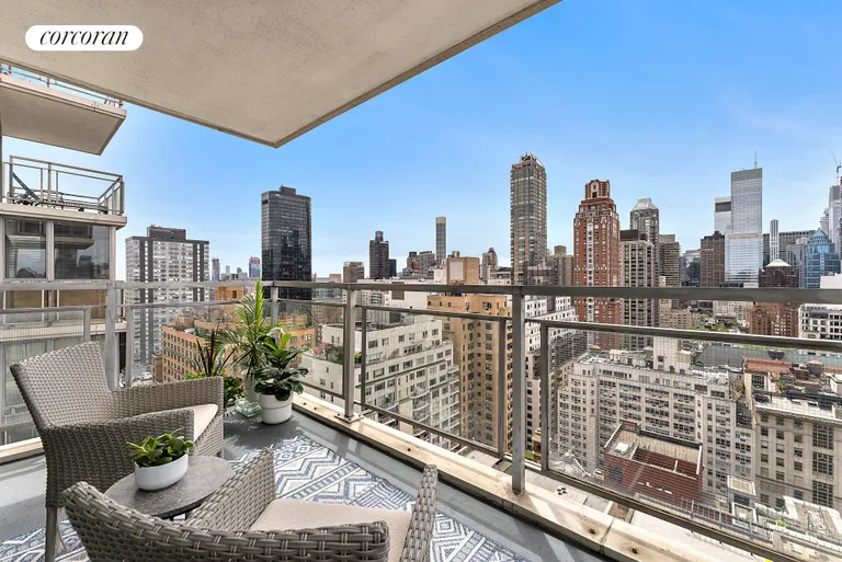 New York City Real Estate | View 150 East 69th Street, 23M | Balcony | View 3