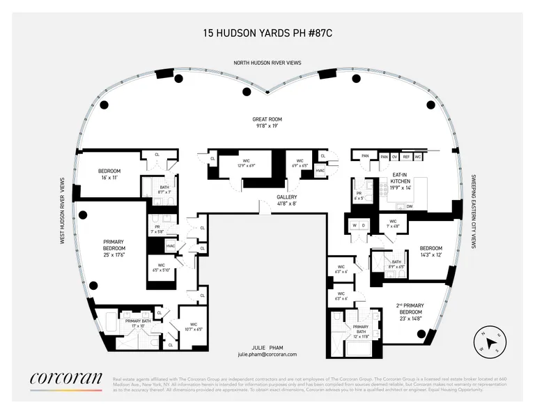 15 Hudson Yards, PH87C | floorplan | View 10
