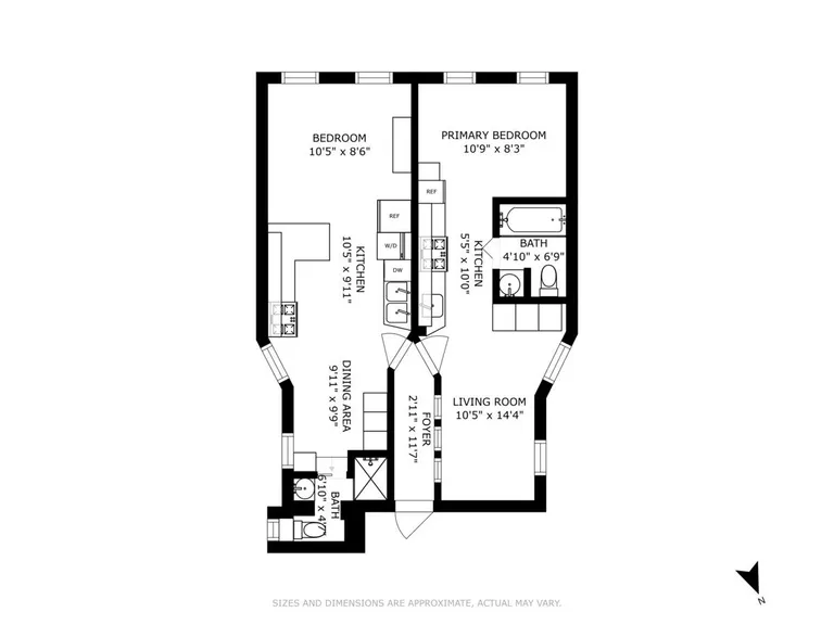 206 East 7th Street, 8 | floorplan | View 5