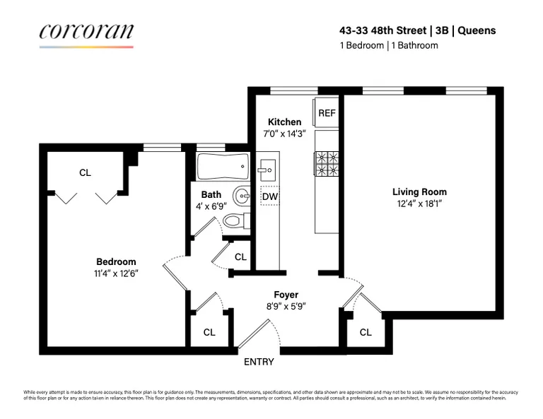 43-33 48th Street, 3B | floorplan | View 6