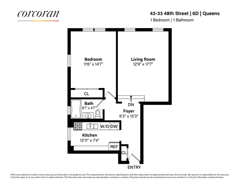 43-33 48th Street, 6D | floorplan | View 6