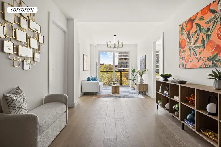 New York City Real Estate | View 379 Ocean Parkway, 4B | Living Room | View 2