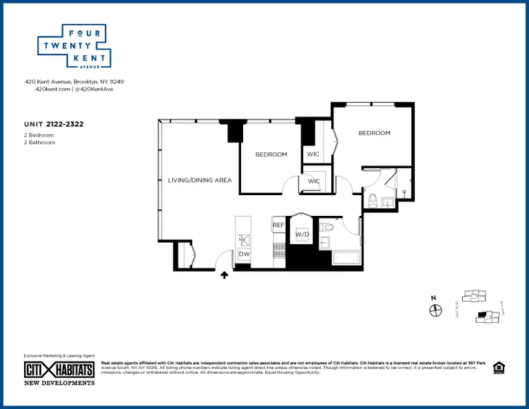 420 Kent Avenue, 2122 | floorplan | View 40