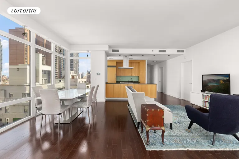 New York City Real Estate | View 207 East 57th Street, 15A | Living Room | View 2