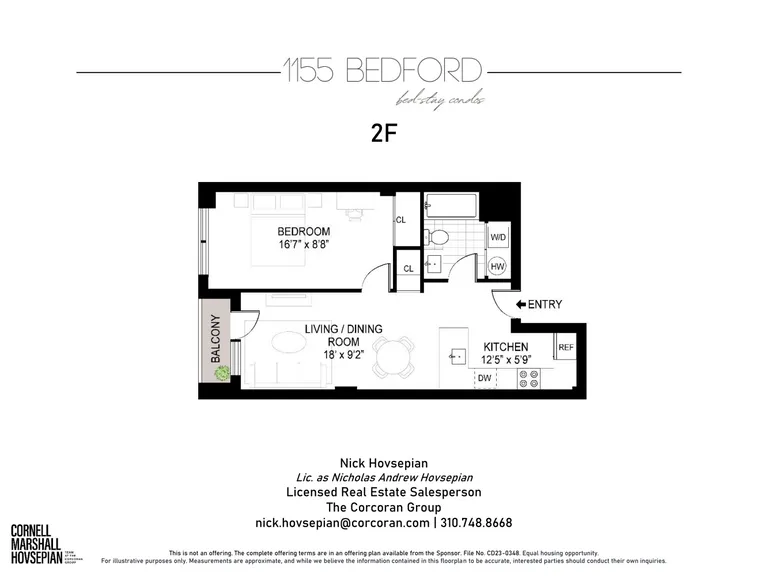 1155 Bedford Avenue, 2F | floorplan | View 8