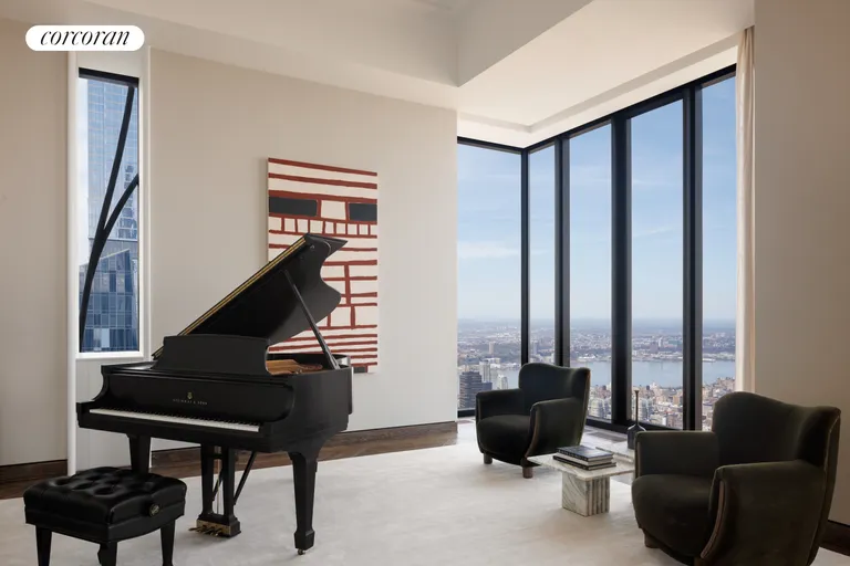 New York City Real Estate | View 111 West 57th Street, PH72 | Living Room | View 3