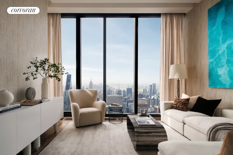New York City Real Estate | View 111 West 57th Street, PH72 | Guest Suite Secondary Bedroom | View 4