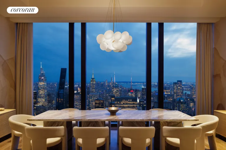 New York City Real Estate | View 111 West 57th Street, PH72 | Formal Dining Room | View 2