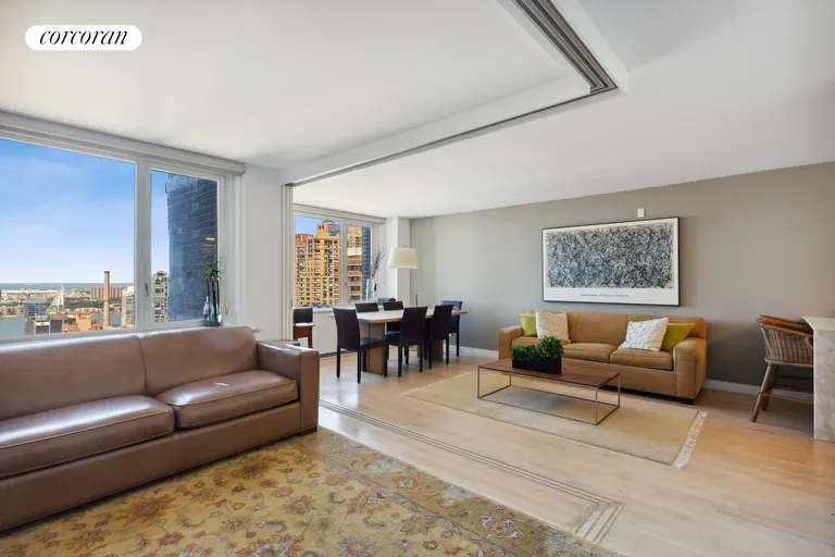 New York City Real Estate | View 322 West 57th Street, 50F | 2 Beds, 2 Baths | View 1