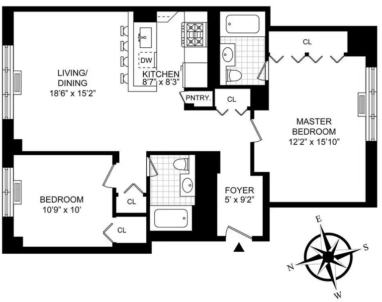 53 Boerum Place, 9B | floorplan | View 13