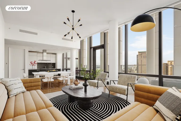New York City Real Estate | View 101 Warren Street, 3230 | 3 Beds, 3 Baths | View 1