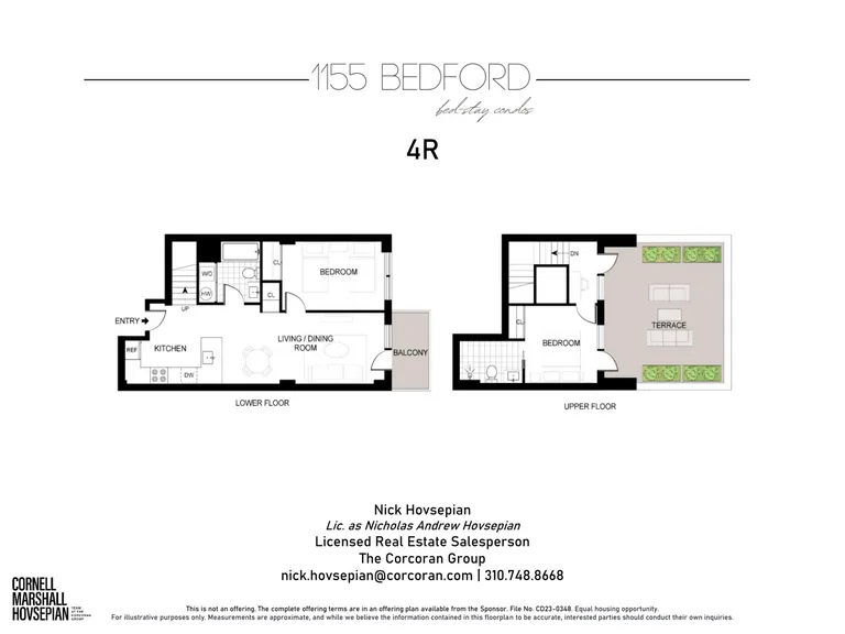 1155 Bedford Avenue, 4R | floorplan | View 9