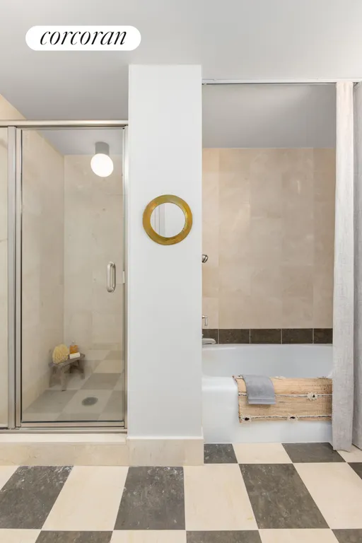 New York City Real Estate | View 20 River Terrace, 7L | Primary Bathroom | View 5