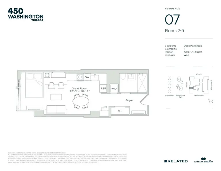 450 Washington Street, 207 | floorplan | View 6