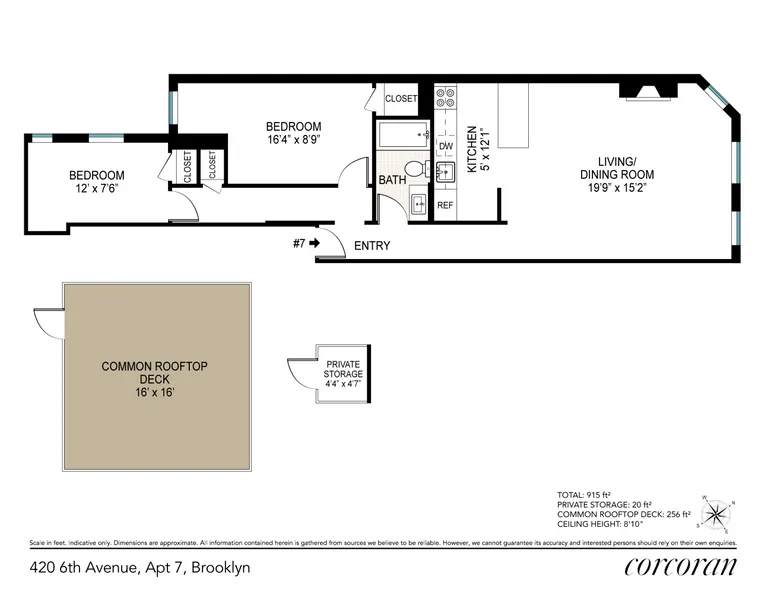 420 6th Avenue, 7 | floorplan | View 12