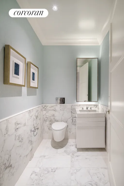 New York City Real Estate | View 1295 Madison Avenue, 5C | Half Bathroom | View 8