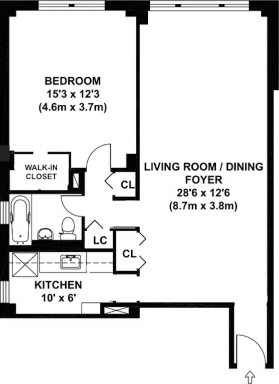 145 East 15th Street, 6R | floorplan | View 8