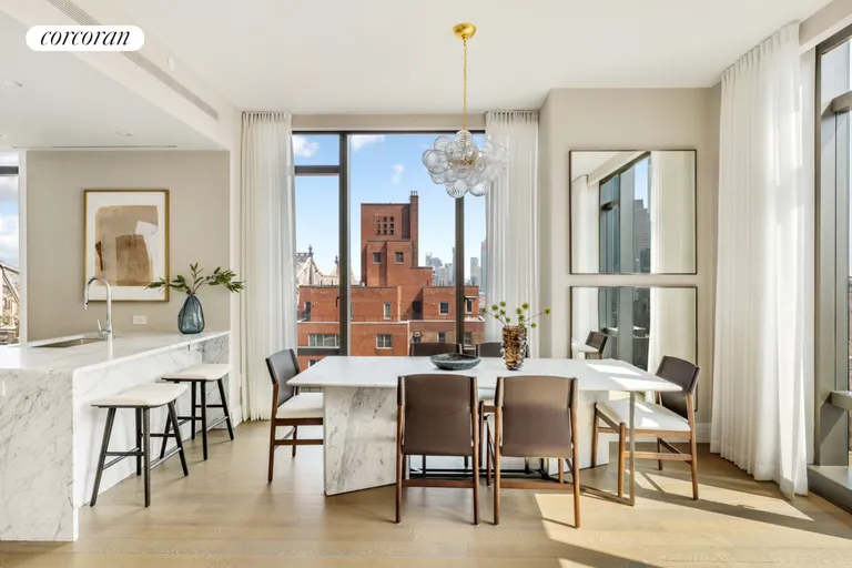 New York City Real Estate | View 430 East 58th Street, 30A | Dining Area | View 3