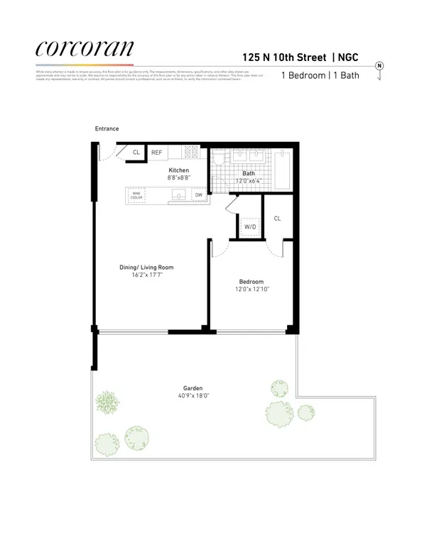 125 North 10th Street, NGC | floorplan | View 12