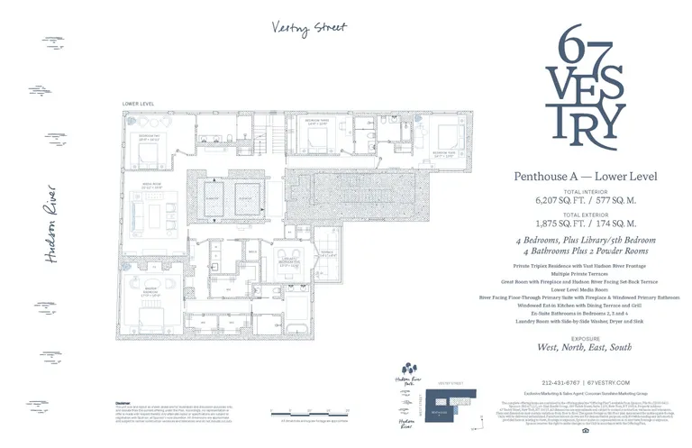 67 Vestry Street, PH | floorplan | View 34