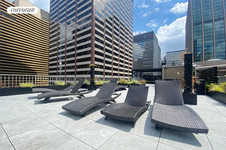 New York City Real Estate | View 150 West 51st Street, 1609 | Roof Deck | View 19