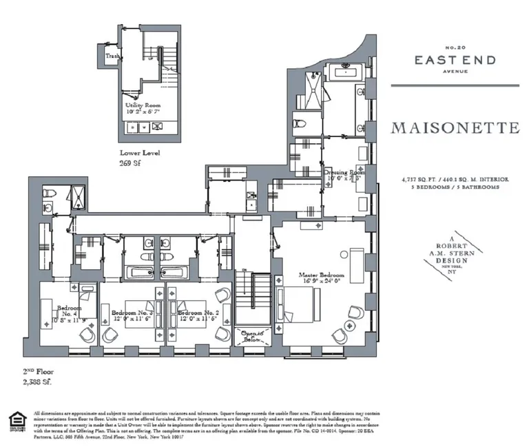 20 East End Avenue, MAISONETTE | floorplan | View 15