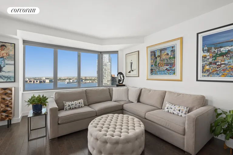 New York City Real Estate | View 500 West 43rd Street, 41A | Living Room | View 4