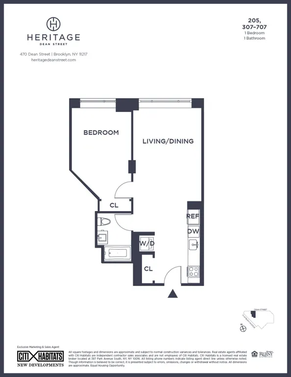 470 Dean Street, 707 | floorplan | View 13