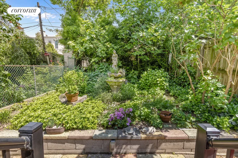 New York City Real Estate | View 179 68th Street | Established Beautiful Garden | View 13