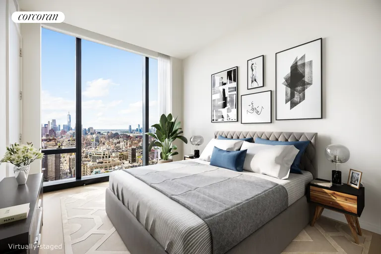 New York City Real Estate | View 277 Fifth Avenue, 45C | Bedroom | View 9