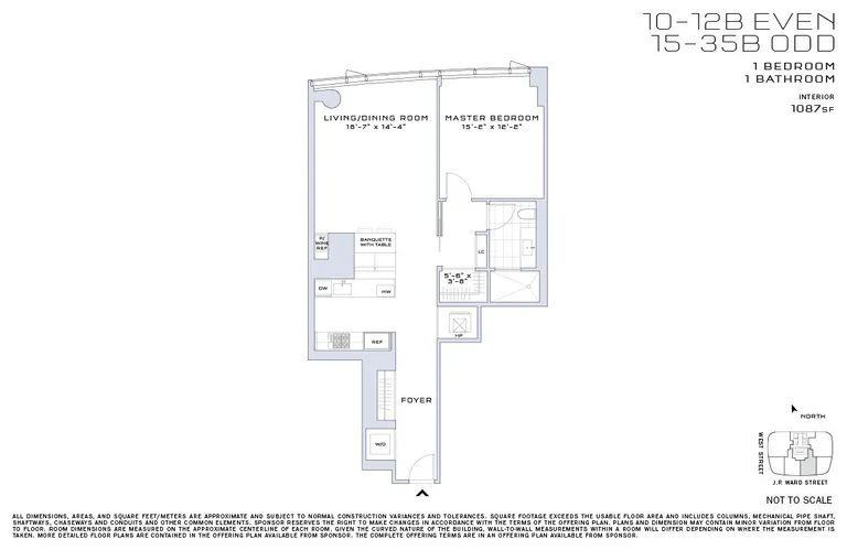 50 West Street, 10B | floorplan | View 14