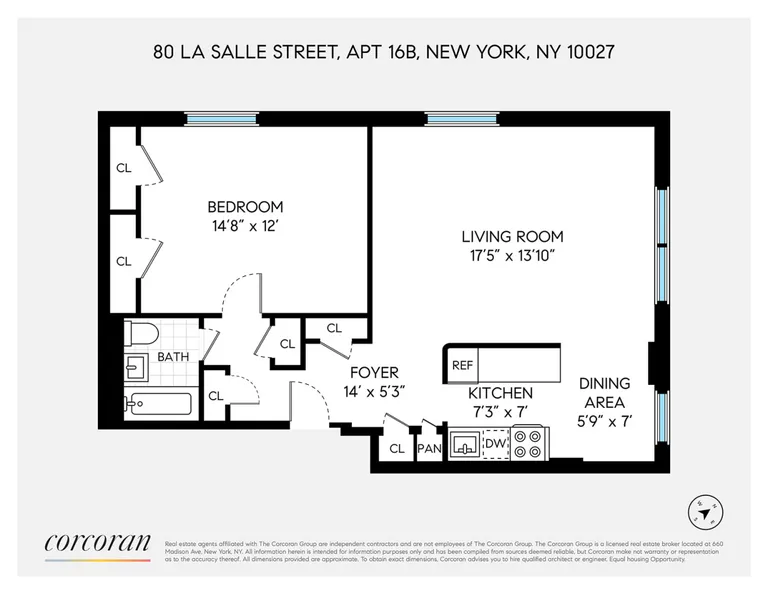 80 LaSalle Street, 16B | floorplan | View 5