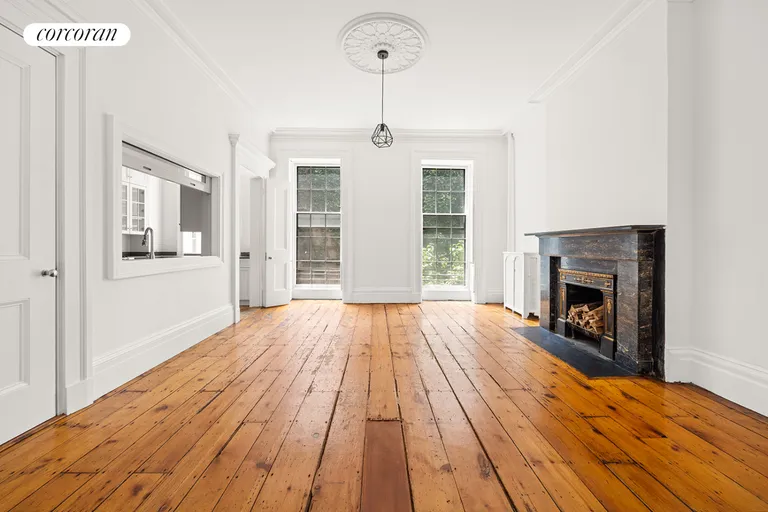 New York City Real Estate | View 138 State Street | Rear Parlor / Dining | View 6