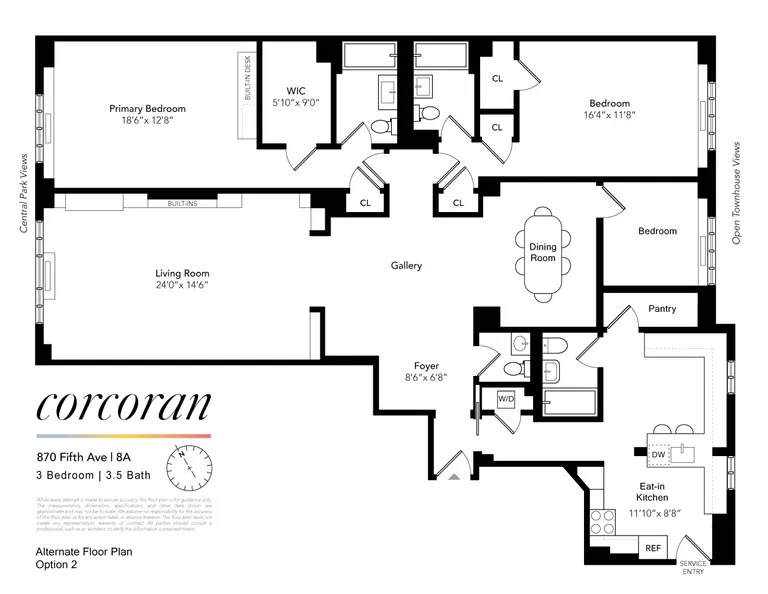 870 Fifth Avenue, 8A | floorplan | View 21