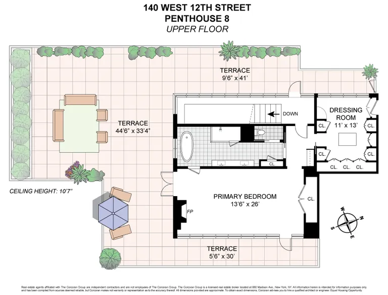 140 West 12th Street, PH8 | floorplan | View 29