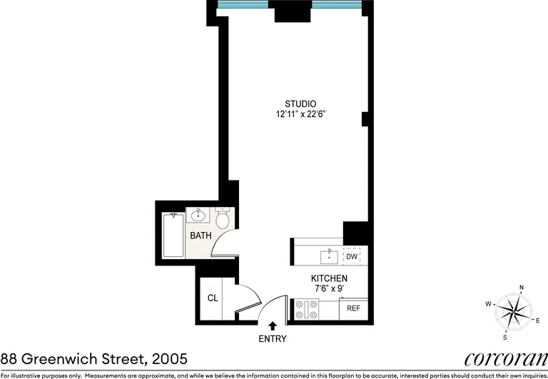 88 Greenwich Street, 2005 | floorplan | View 18