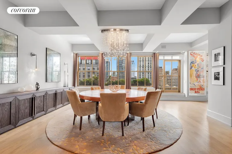 New York City Real Estate | View 130 West 30th Street, 18A | Dinind Area | View 6