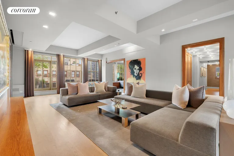 New York City Real Estate | View 130 West 30th Street, 18A | Living Room | View 3