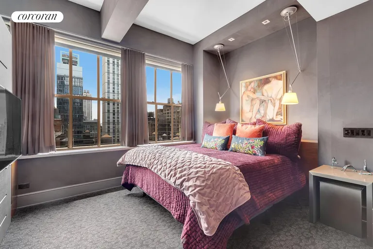 New York City Real Estate | View 130 West 30th Street, 18A | Primary Bedroom | View 19