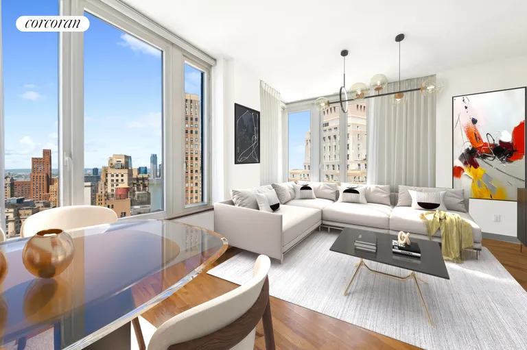 New York City Real Estate | View 15 William Street, 42I | room 1 | View 2