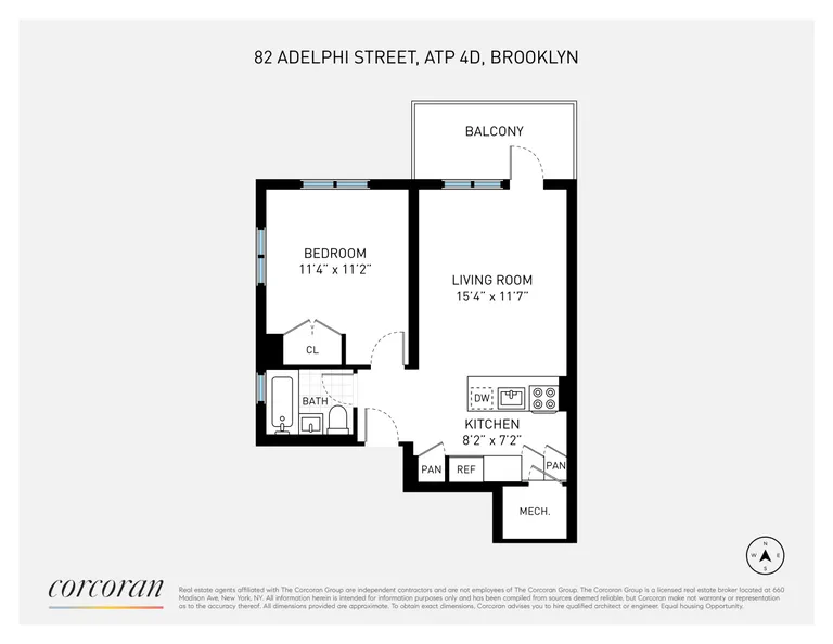 82 Adelphi Street, 4D | floorplan | View 7